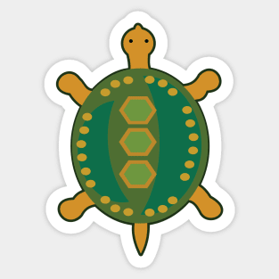 Tribal Turtle Sticker